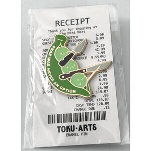 Peas Was Never An Option Enamel Pin By Toku Arts New